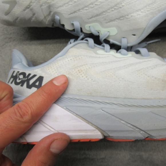 Hoka Womens Shoes 10 B Gray Arahi 6 Lightweight Cushioned Athletic Running - Picture 15 of 16